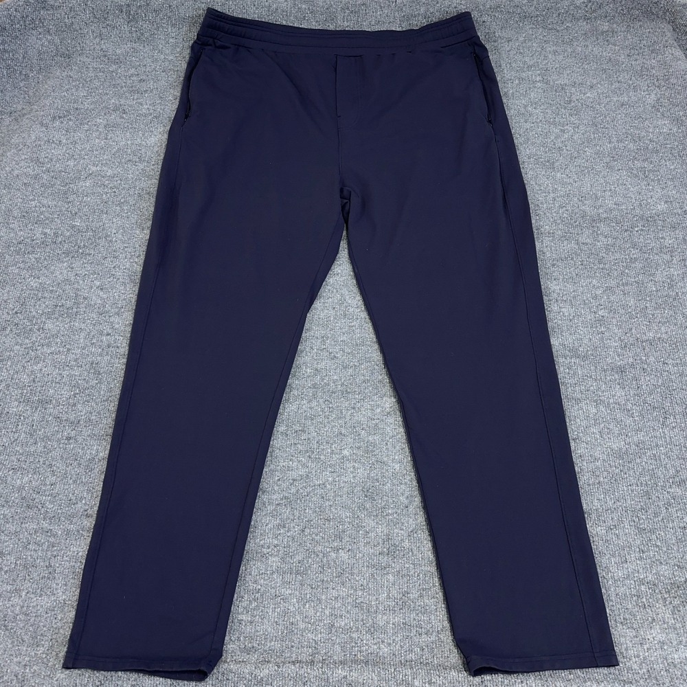 Public Rec Pants Men's 44x34 Navy Gamechanger Rec Sweatpants Drawstring Stretch
